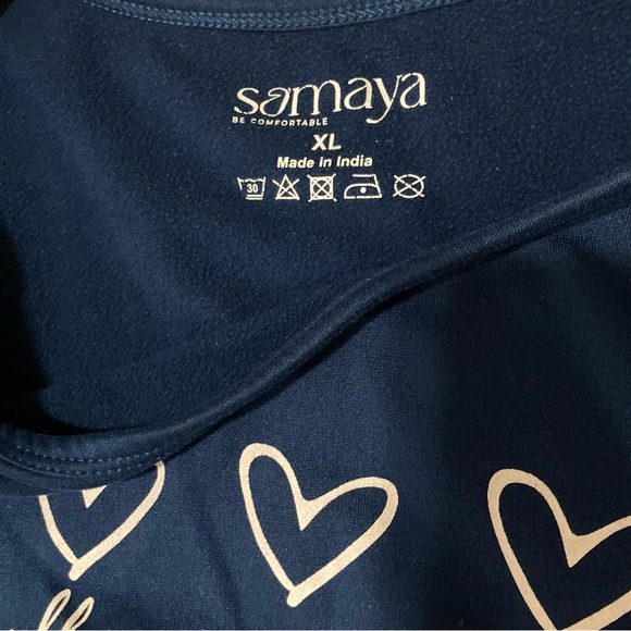 Samaya Maternity breastfeeding dress, Maxi dress, XL, Blue, India - Picture 6 of 6